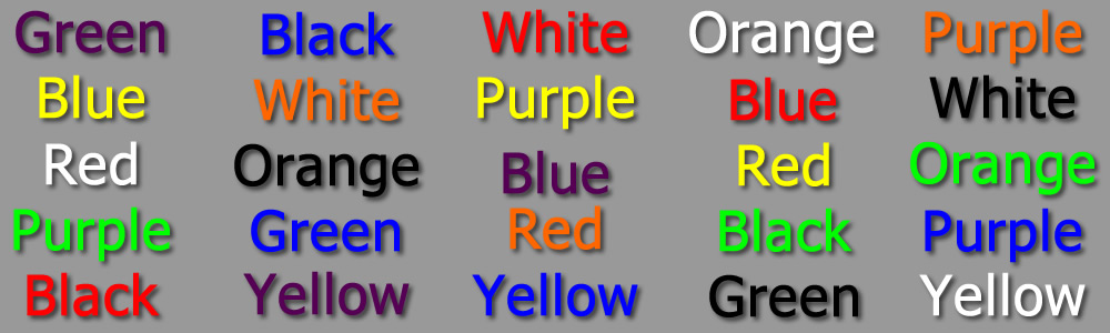 Learn about the Stroop Effect at Advanced Vision Therapy Center Boise Idaho